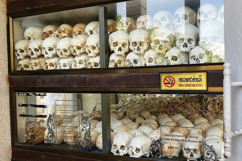 Choeung Ek Genocidal Center in Phnom Penh City